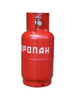 Баллон газовый пропан НЗГА 12л. бытовой с вентилем ВБ-2 (СВ-БАЛ12Н)