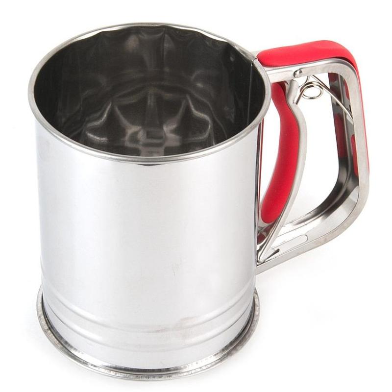 Сито для просеивания муки с двойной сеткой d=9,5см. h=12.5см. 9903150