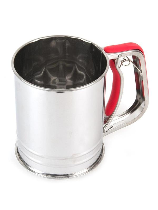 Сито для просеивания муки с двойной сеткой d=9,5см. h=12.5см. 9903150