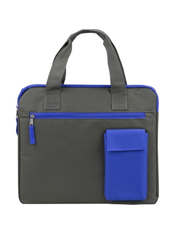Конференц-сумка  Session, серый/синий 1919304