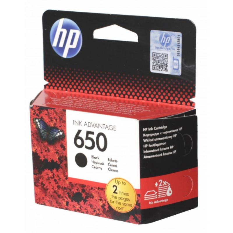 Картридж струйный HP 650 CZ101 чер. для DJ Ink Advantage 2515/3515