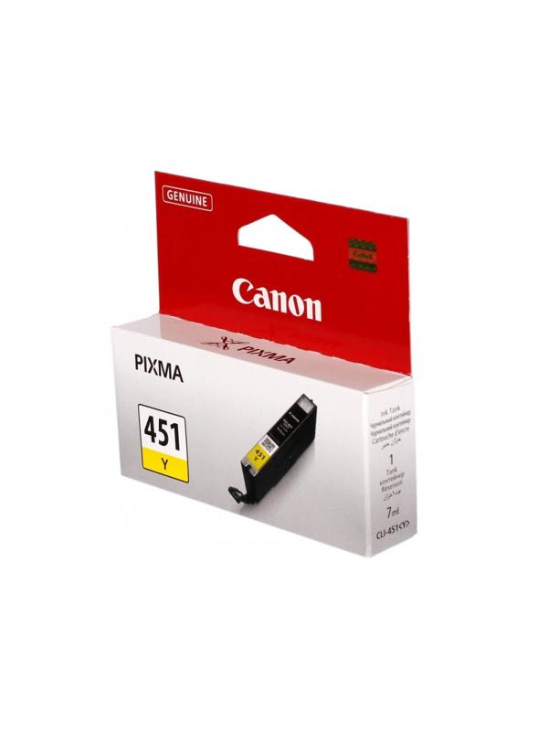 Картридж струйный Canon CLI-451Y (6526B001) жел. для MG5440/6340 iP7240