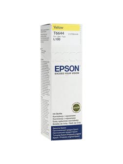 Контейнер с чернилами Epson T6644 C13T66444A жел. для L100