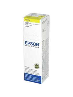 Контейнер с чернилами Epson T6734 C13T67344A/C13T673498 жел. для L800