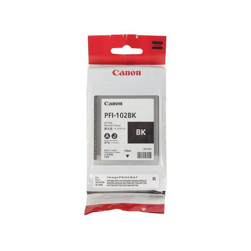 Картридж струйный Canon PFI-102BK (0895B001) чер. для IPF500/600/700