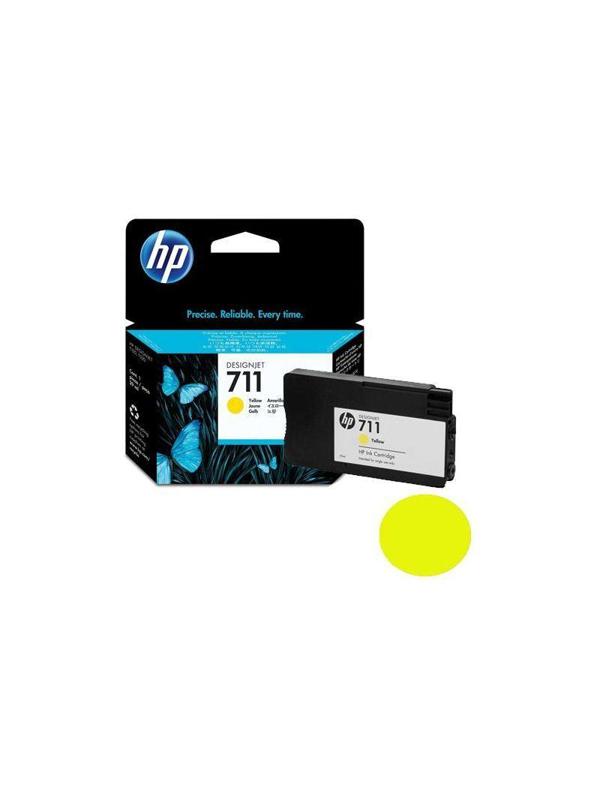 Картридж струйный HP 711 CZ132A жел. для DgnJ T120/520