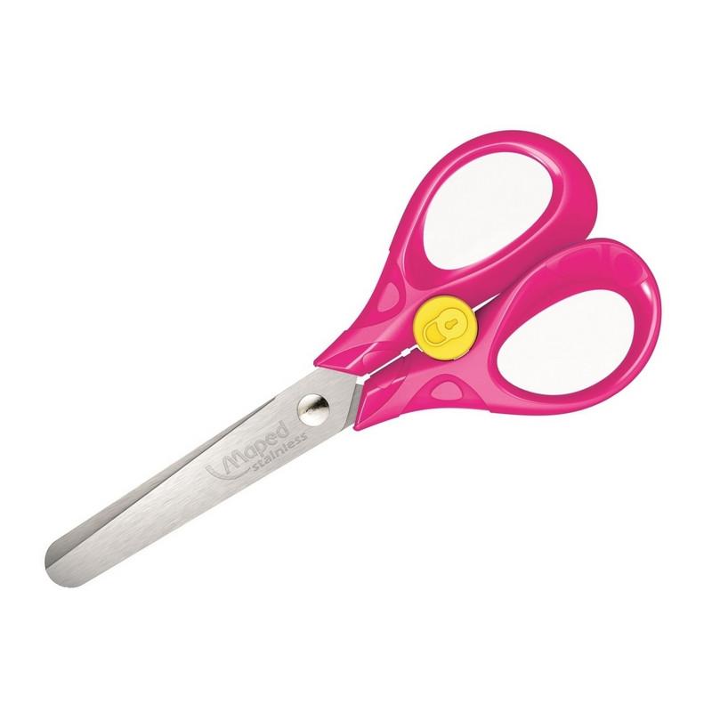 Ножницы Maped SECURITY 3D 130мм, эргоном.пластик. ручки,ассорти,473110