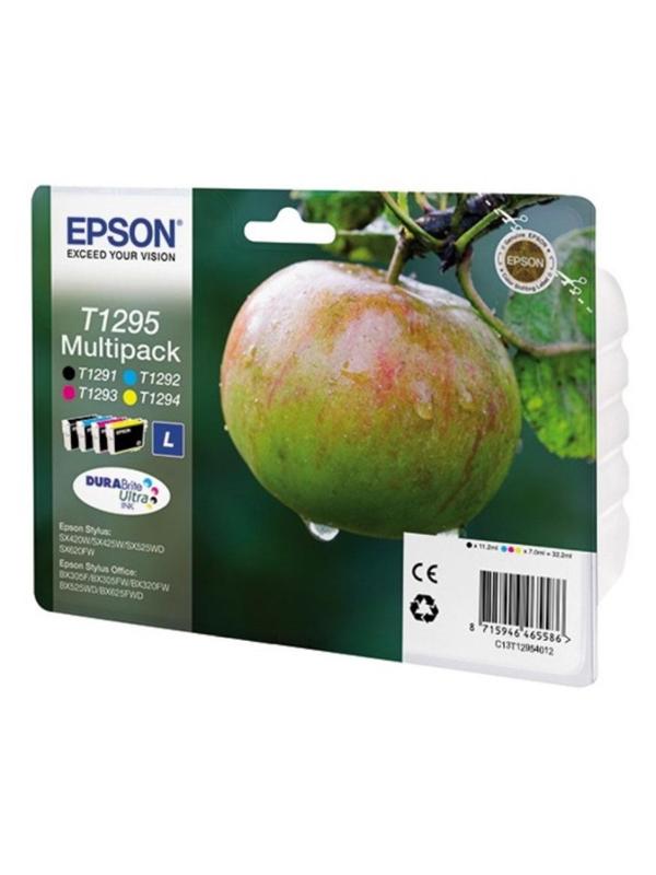 Картридж струйный Epson C13T12954012 CMYK для St SX420W/BX305F (4шт/уп)