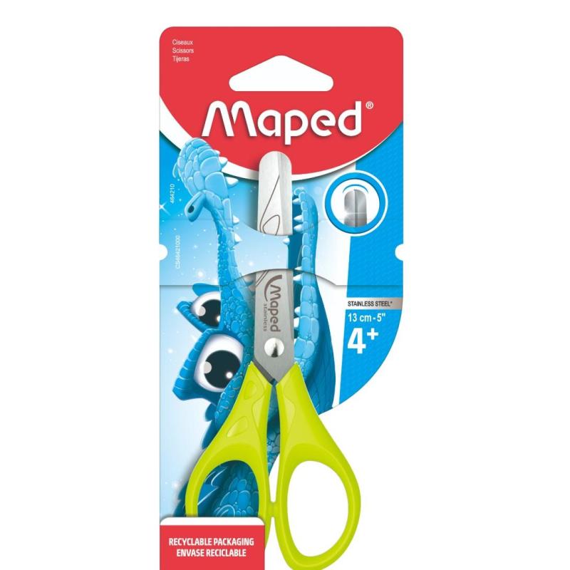 Ножницы Maped ESSENTIALS 130мм,пласт.эргономичн.ручки,ассорти,464210