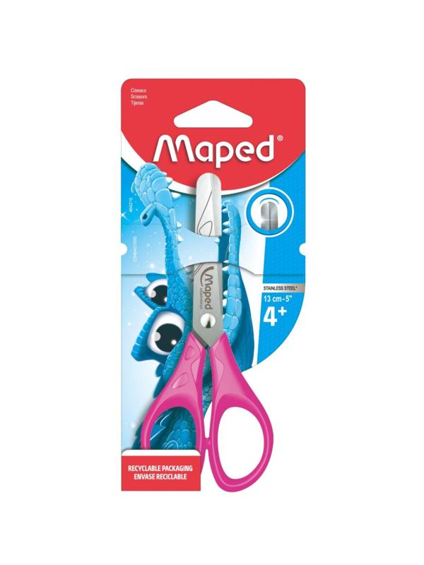 Ножницы Maped ESSENTIALS 130мм,пласт.эргономичн.ручки,ассорти,464210