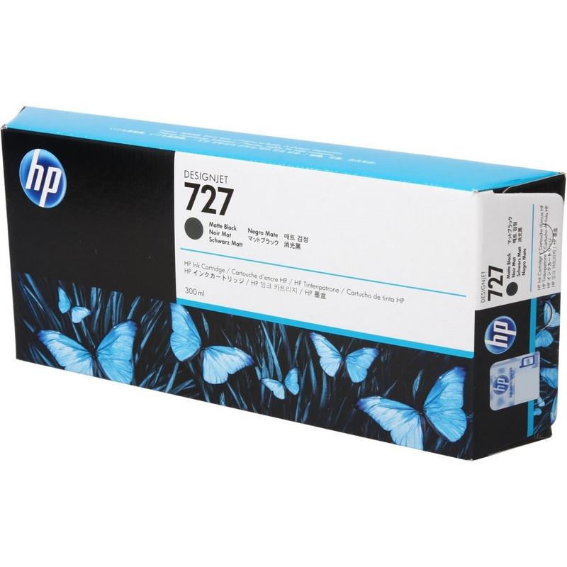 Картридж струйный HP 727 C1Q12A мат.чер. для DJ T1500/1530/920/930/2530