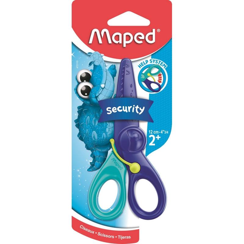 Ножницы Maped KIDIPULSE SECURITY 120мм,пластик.лезвия,синие,472110