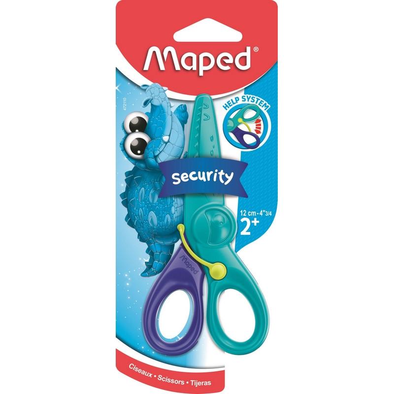 Ножницы Maped KIDIPULSE SECURITY 120мм,пластик.лезвия,синие,472110