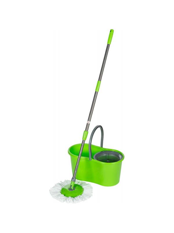 Комплект для уборки вращающийся МОП Аzur 072800 (швабра, ведро с отжимом)