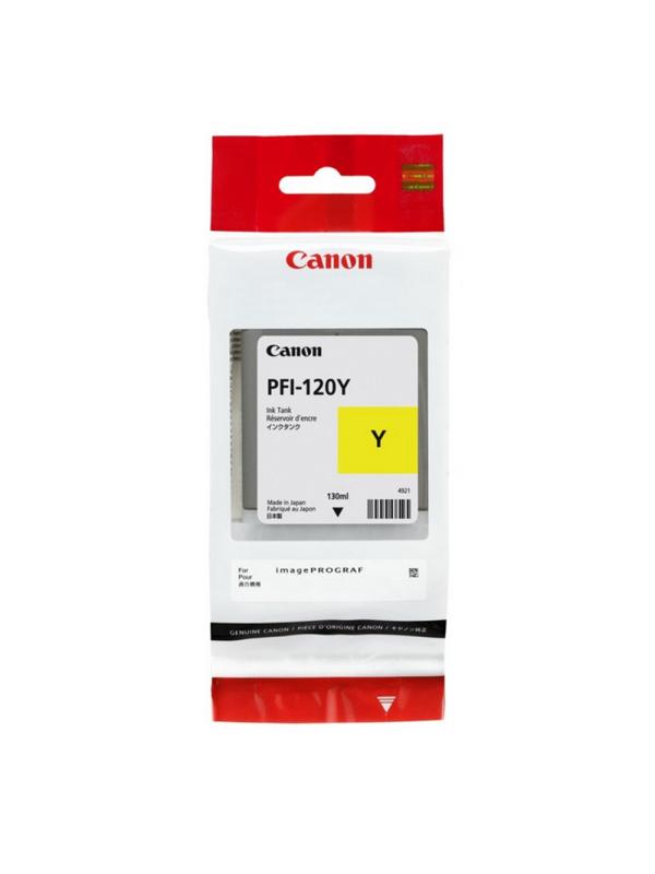 Картридж струйный Canon PFI-120 (2888C001) жел. (130мл) для TM-200/205/300