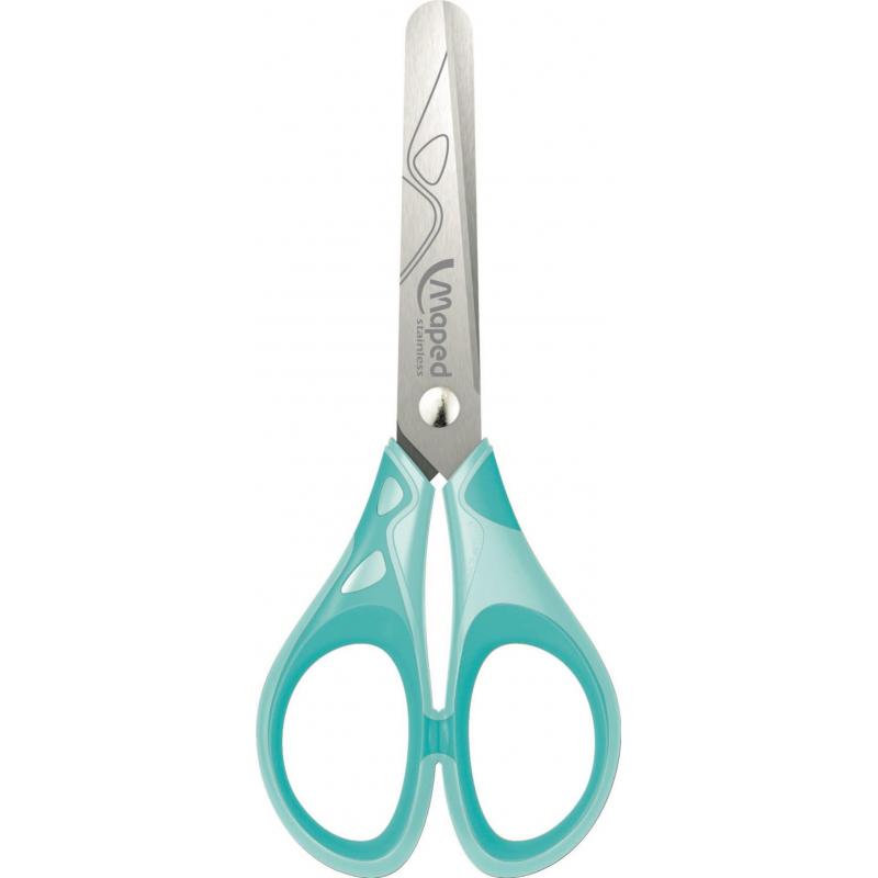 Ножницы Maped ESSENTIALS SOFT PASTEL 130мм,прорезин.симм.руч,ассорт,464411