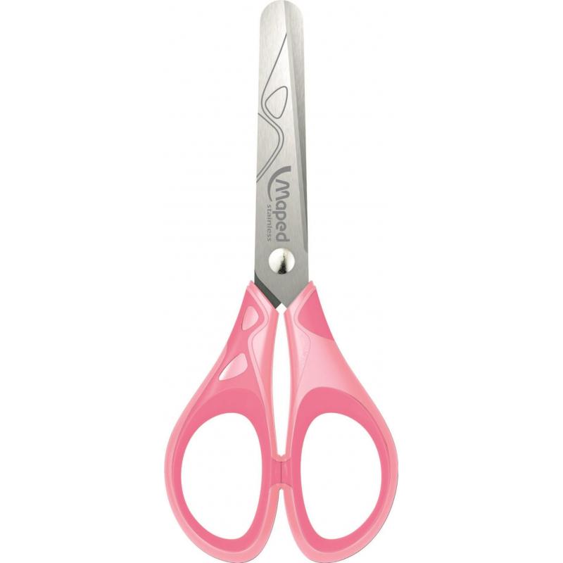 Ножницы Maped ESSENTIALS SOFT PASTEL 130мм,прорезин.симм.руч,ассорт,464411