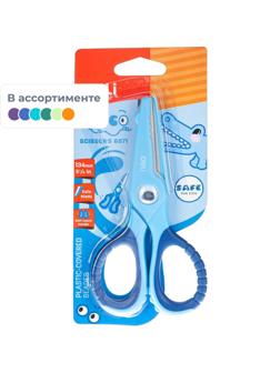 Ножницы детские Deli E6071 Croco 134 мм сталь ассорти блистер