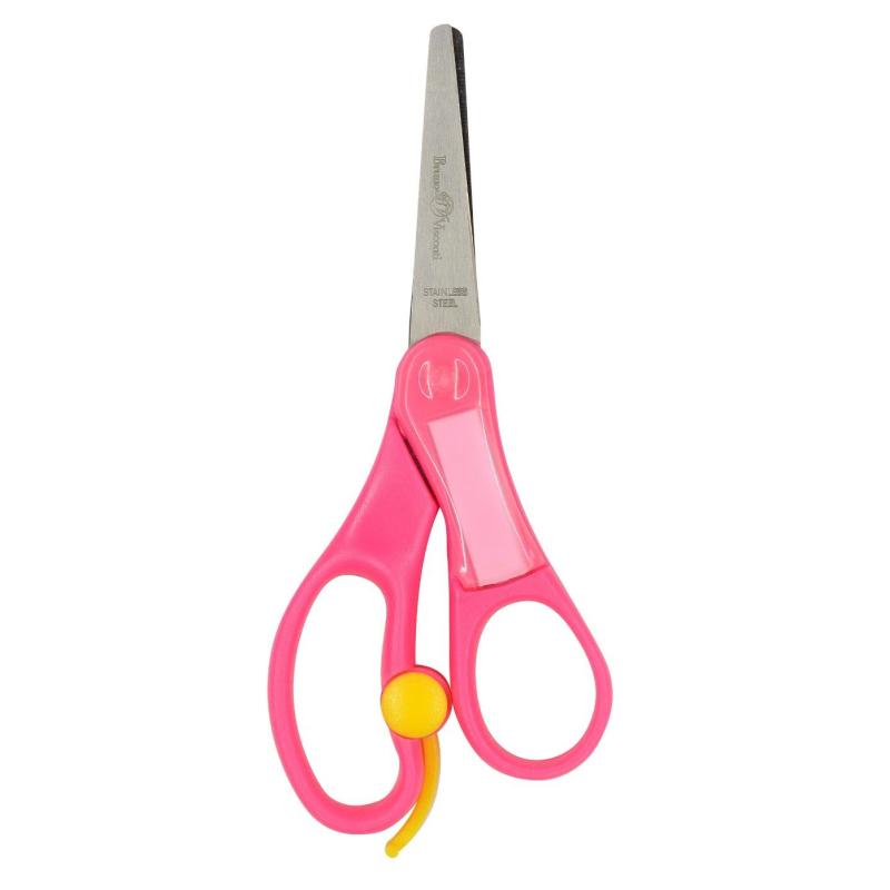 Ножницы детские Bruno Visconti SPRINGCUT 135мм,плас.ручт,воз.мех,60-0019/01