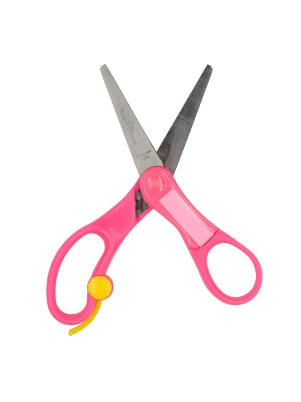 Ножницы детские Bruno Visconti SPRINGCUT 135мм,плас.ручт,воз.мех,60-0019/01