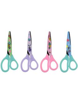 Ножницы детские Bruno Visconti HAPPYCUT 137мм,пл.руч,принт,ассор,60-0033/04