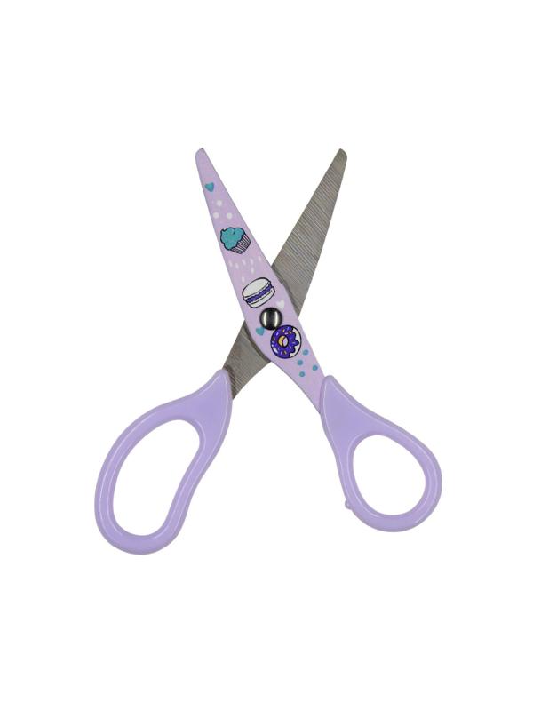 Ножницы детские Bruno Visconti HAPPYCUT 137мм,пл.руч,принт,ассор,60-0033/04