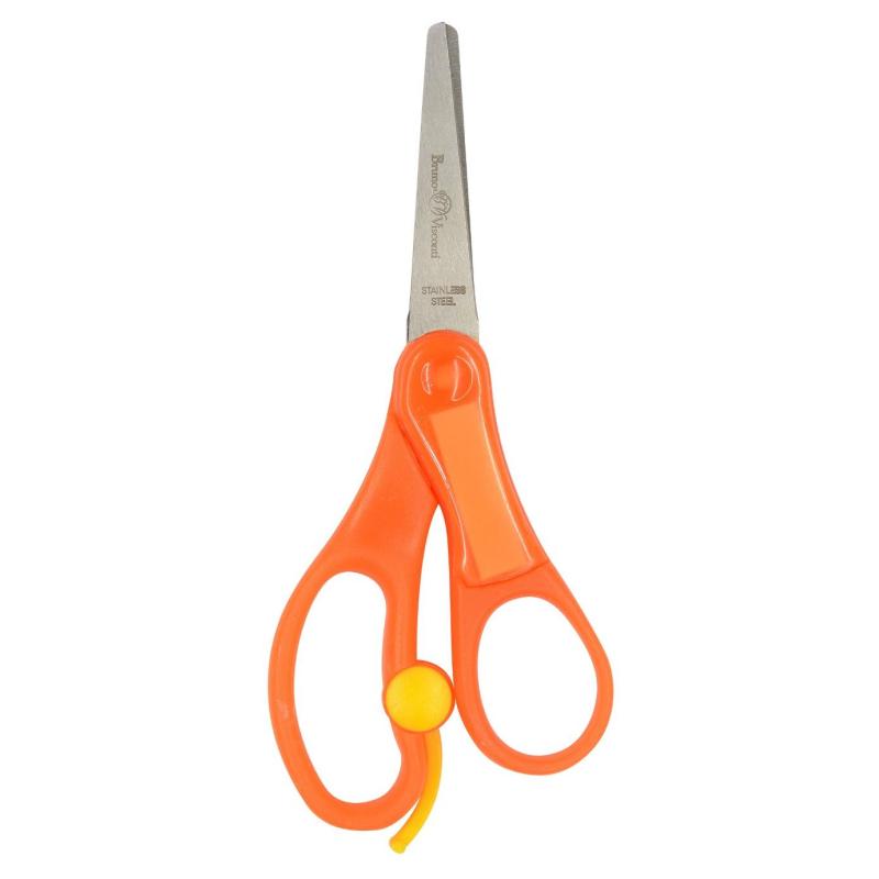 Ножницы детские Bruno Visconti SPRINGCUT 135мм,плас.ручки, возв.мех,60-0019