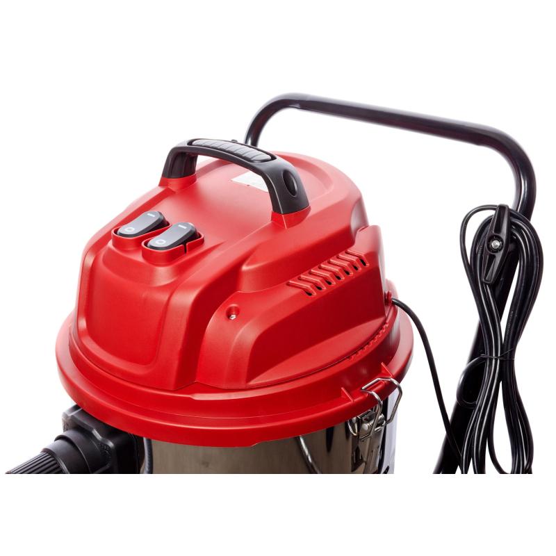 Пылесос строительный REDVERG 2400Вт, 70л, 2 двигателя (RD-VC2400-70S)