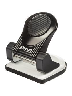 Дырокол Комус MPBK30 до 30 лист., металл, с линейкой и блокиратором, чёрный