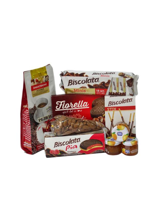 Набор подарочный Азбука праздника Сладкое лукошко продукт корз