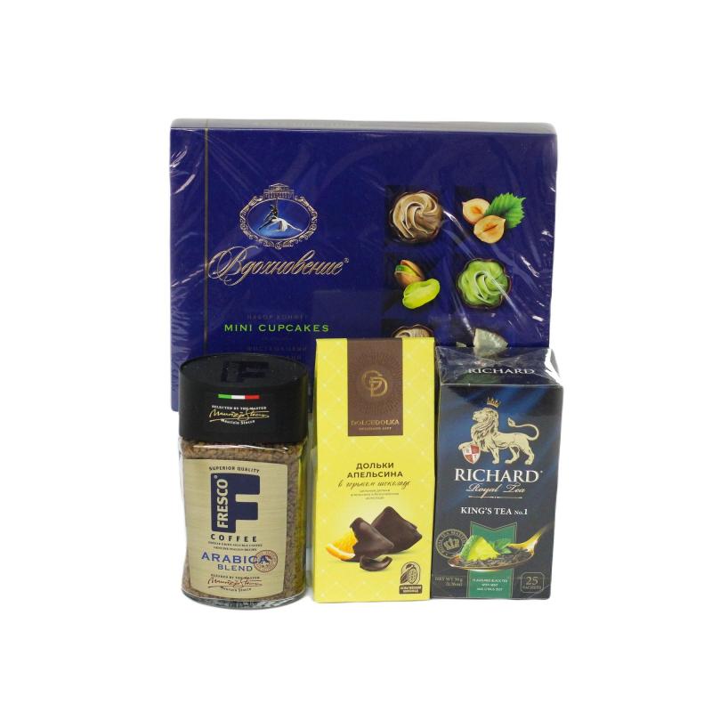 Набор подарочный Азбука праздника Корзинка с вдохновением продукт корз