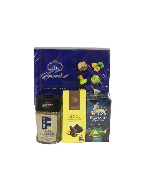 Набор подарочный Азбука праздника Корзинка с вдохновением продукт корз