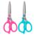 Ножницы детские Deli Explora E77755, сталь, ассиметр ручки, 135 мм, розовый