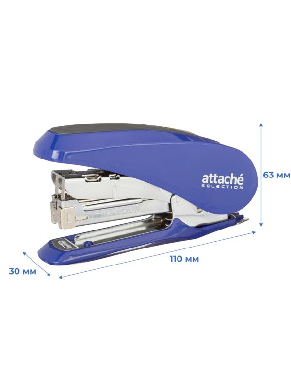 Степлер Attache Selection MSBL24301(№24/6-26/6)до 30л,энергосбер,метлл,син