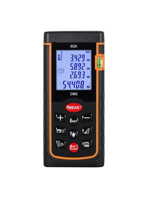 Дальномер лазерный RGK D80 (4610011871832)