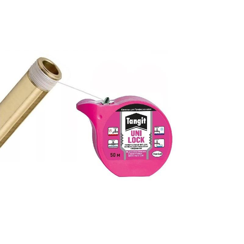 Нить монтажная Tangit Uni-Lock для герметизации резьбовых соединений 50 м