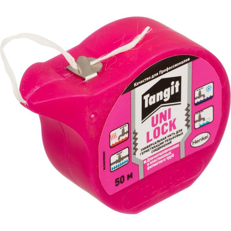 Нить монтажная Tangit Uni-Lock для герметизации резьбовых соединений 50 м