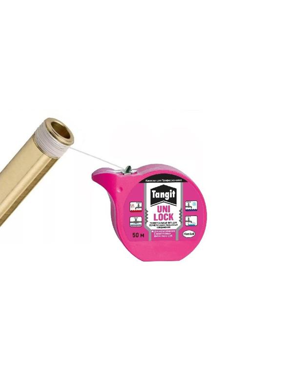 Нить монтажная Tangit Uni-Lock для герметизации резьбовых соединений 50 м