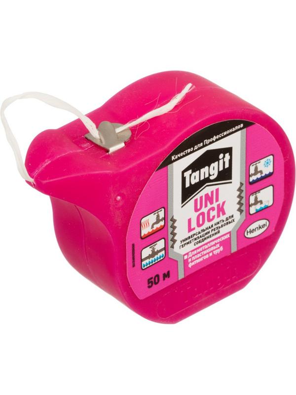 Нить монтажная Tangit Uni-Lock для герметизации резьбовых соединений 50 м
