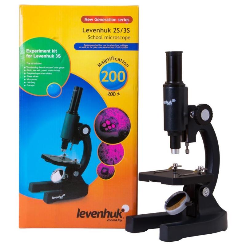 Микроскоп Levenhuk 2S NG, монокулярный