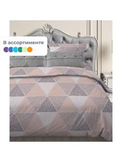 Постельное белье 1,5сп набивн. бязь 140г/м2 (нав.70х70 1 шт.), микс