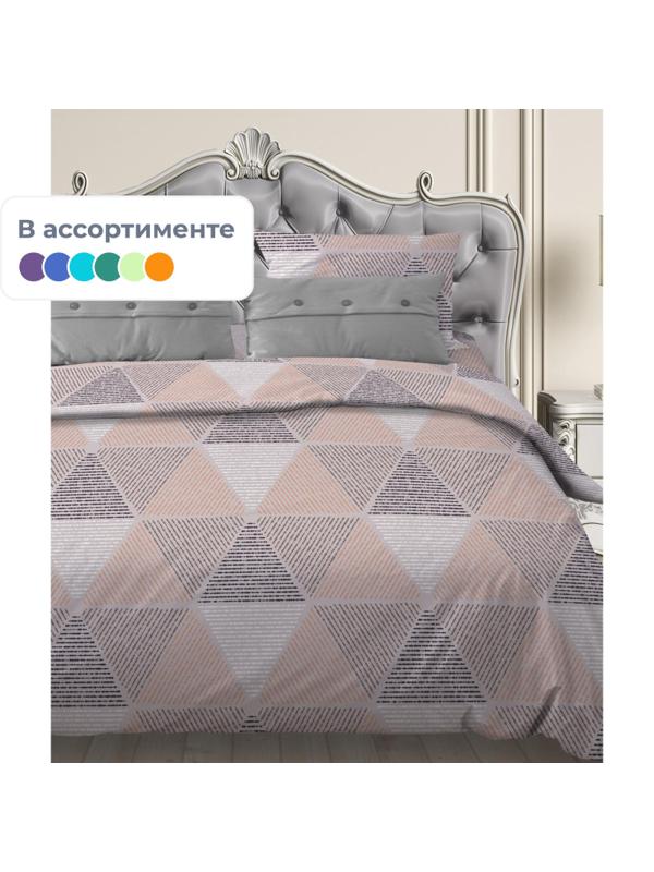 Постельное белье 1,5сп набивн. бязь 140г/м2 (нав.70х70 1 шт.), микс