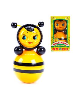 Игрушка-неваляшка Пчёлка, 22 см