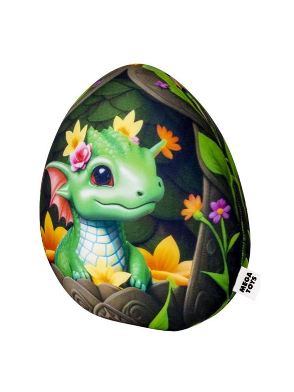 Игрушка-антистресс Яйцо дракона 25 см, зеленый