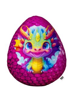 Игрушка-антистресс Яйцо дракона 37 см, мультиколор