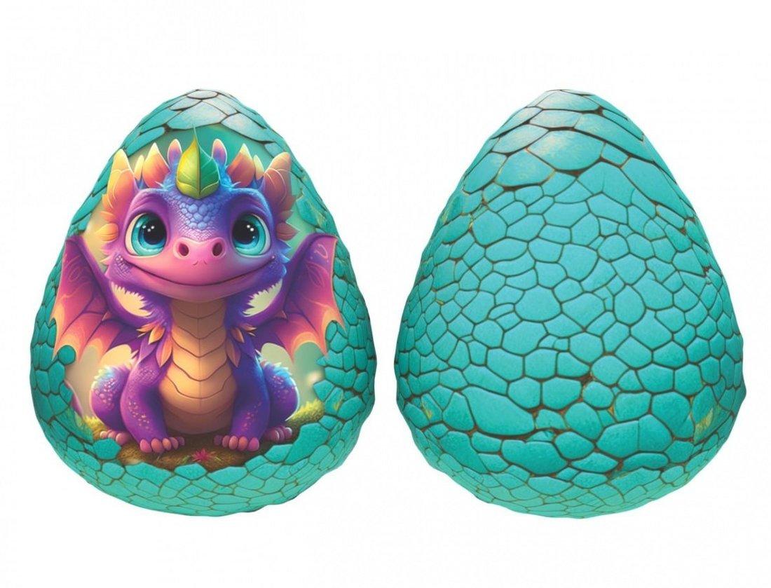 Игрушка-антистресс Яйцо дракона 37 см, радужный