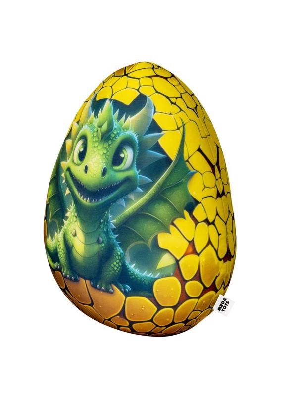 Игрушка-антистресс Яйцо дракона 37 см, зеленый