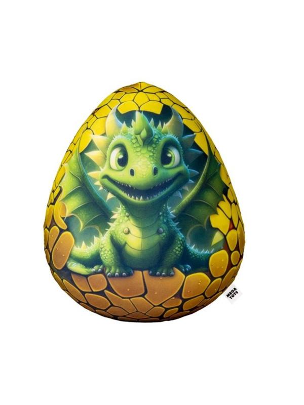 Игрушка-антистресс Яйцо дракона 37 см, зеленый