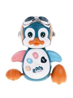 Муз. игрушка-каталка Веселый пингвин: зв. и свет. эффекты, эл. пит. AA*3 не
вх. в комплект