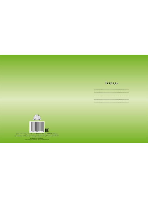 Тетрадь школьная А5,18л,линия Градиент, 5цветов ТШ18К6183